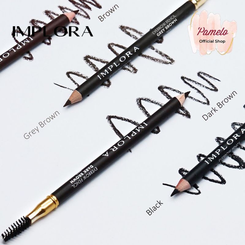 pensil alis, pensil alis implora 100% original, eyes brow implora