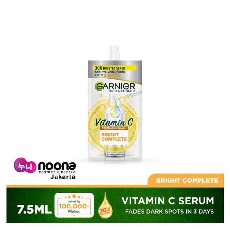 GARNIER BRIGHT COMPLETE 30X VITAMIN C BOOSTER SERUM (SACHET) 7,5ML