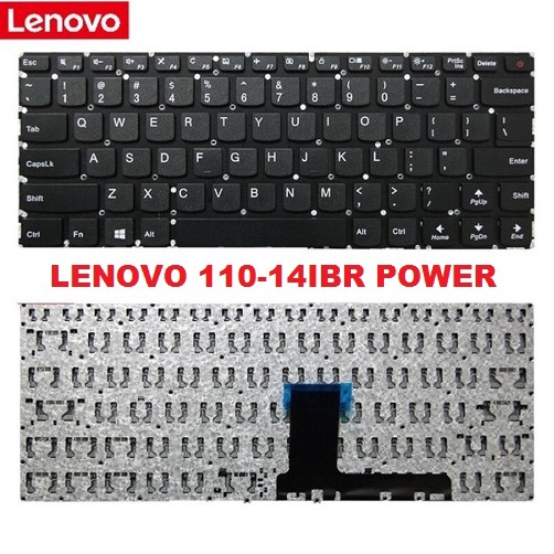 KEYBOARD LENOVO IDEAPAD 110-14IBR 110-14ISK 110-14AST V310 YOGA 310-14 V310-14IBR V510-14IKB V110-14IAP TIPE TANAM TOMBOL POWER / DELETE