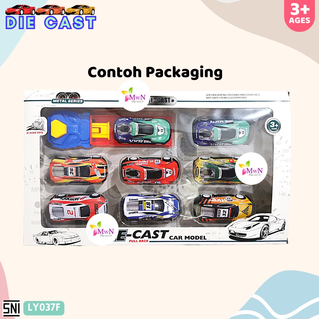 MWN Die Cast Mobil 8pc MY30088-D150