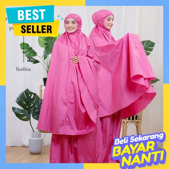 Mukena Travel Ayana By Reyscarf.Id - Mukena Dewasa Bahan Premium Rayon Viscose Adem Nyaman Dipakai -