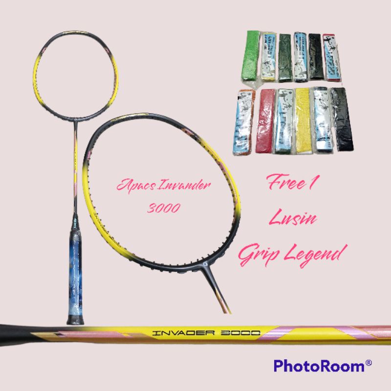 Raket Badminton Apacs Invander 3000 - kuning
