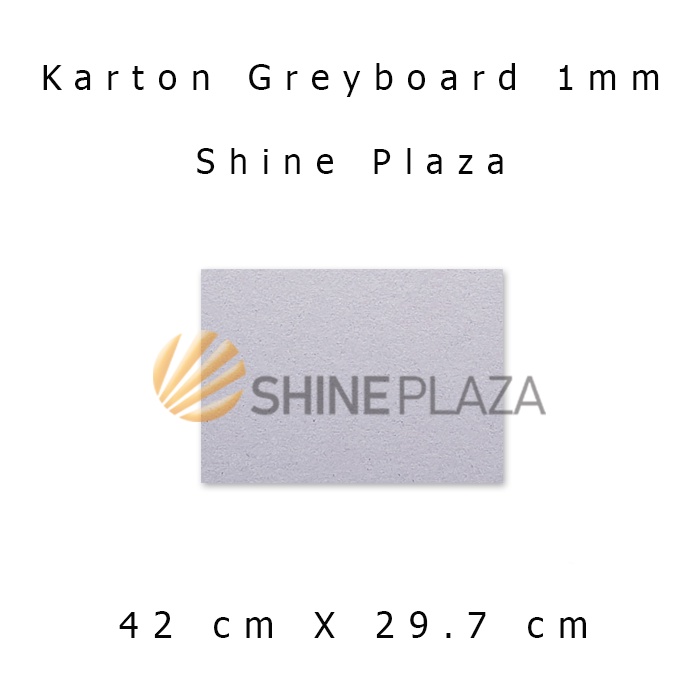 

Karton Greyboard 1mm A3 - Grey Board Abu 1 mm - Bahan Maket