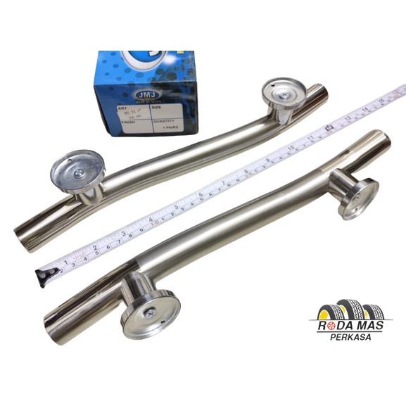 Pull Handle Bulat Stainless 33cm Gagang Pegangan Tarikan Pintu 2 Daun RMP
