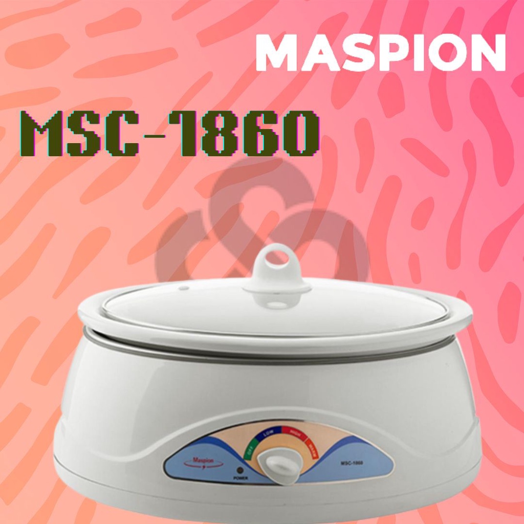 Maspion MSC-1860 Slow Cooker 6 Liter MSC1860