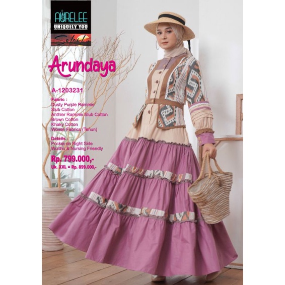 gamis arundaya by Aurelee