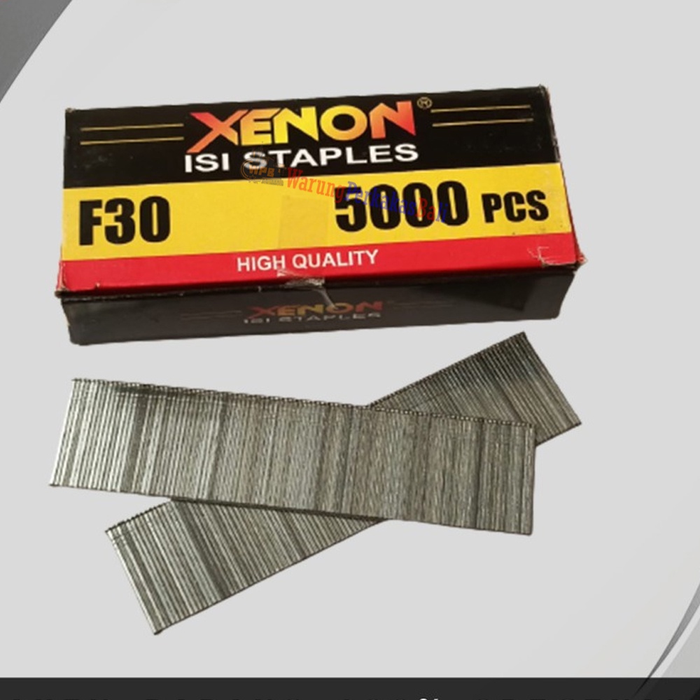 

XENON Isi Staples Gun F30 Paku Tembak Stapler Gun 5000Pcs Mata Paku Air Nailer 1 Box