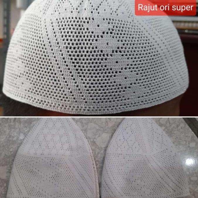 Grosir 12pcs - Peci kopiah Rajut Original Import Saudi Super Grade A HARGA DISKON