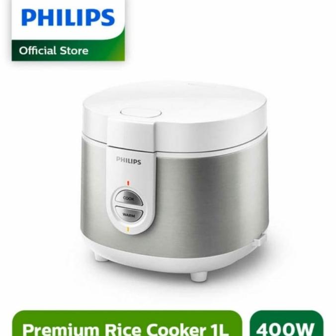 Premium Rice Cooker Philips Penanak Nasi 1 Liter 3in1 - HD3126 Silver