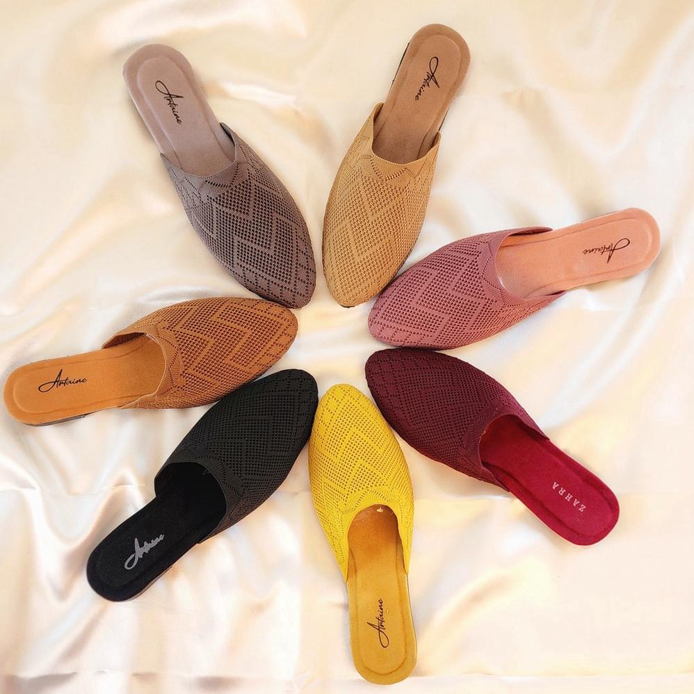 HARGA BERSAHABAT Arlaine- Maggie Sandal Selop Wanita / Selop Wanita / Sandal Rajut Wanita / Sepatu R