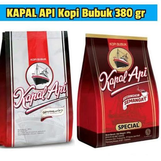 

>D2289) ⭐⭐⭐⭐⭐ ☘️MUMTAAZZTORE☘️ KAPAL API Kopi Perak Timah / Merah Special 380gr