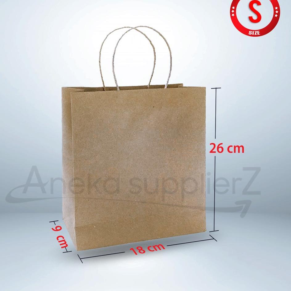 

Update Favorit Paper Bag Kraft Coklat - Go Green - (25PC)
