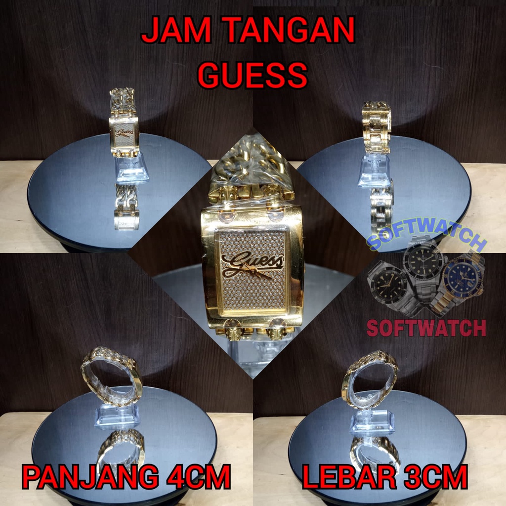 JAM TANGAN ARLOJI GUESS ASLI 100% ORIGINAL WANITA