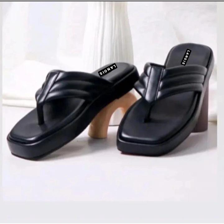 Sandal Wanita Sendal Japit Empuk Elegan Kekinian Beli 1 Gratis1