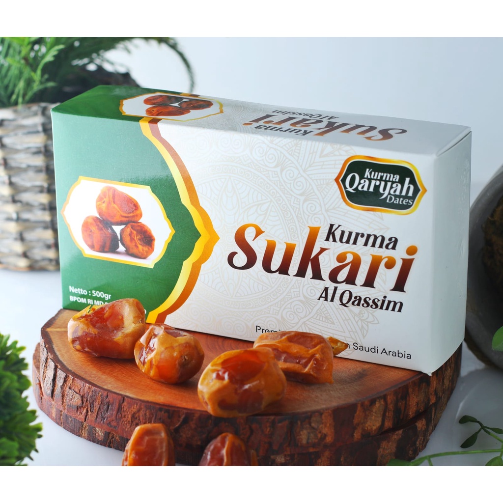 

Kurma Sukari - Kurma Sukkari Premium 500gr - Kurma Raja - Kurma Basah Oleh Oleh Haji dan Umroh