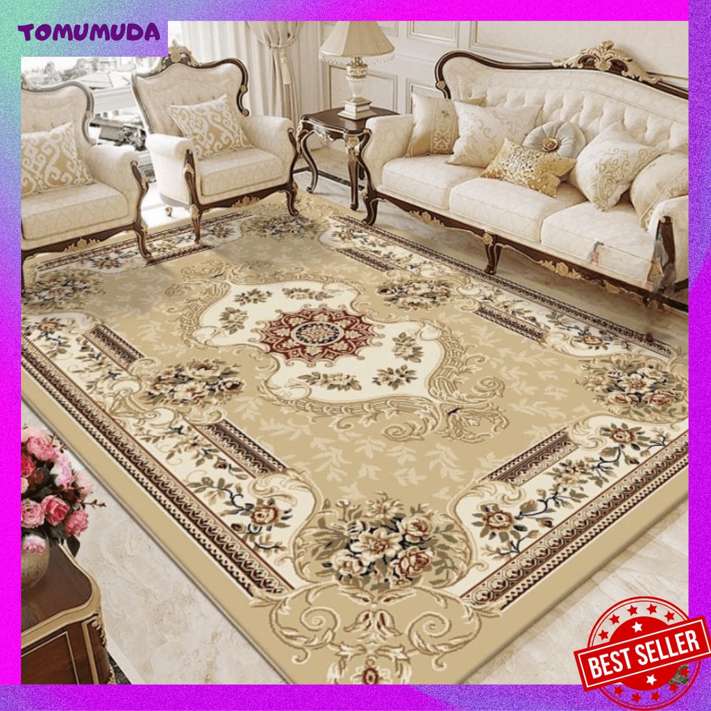 TOMUMUDA COD Karpet Ruang Tamu Ukuran 160x210 MultiFungsi Karpet Kamar Tidur