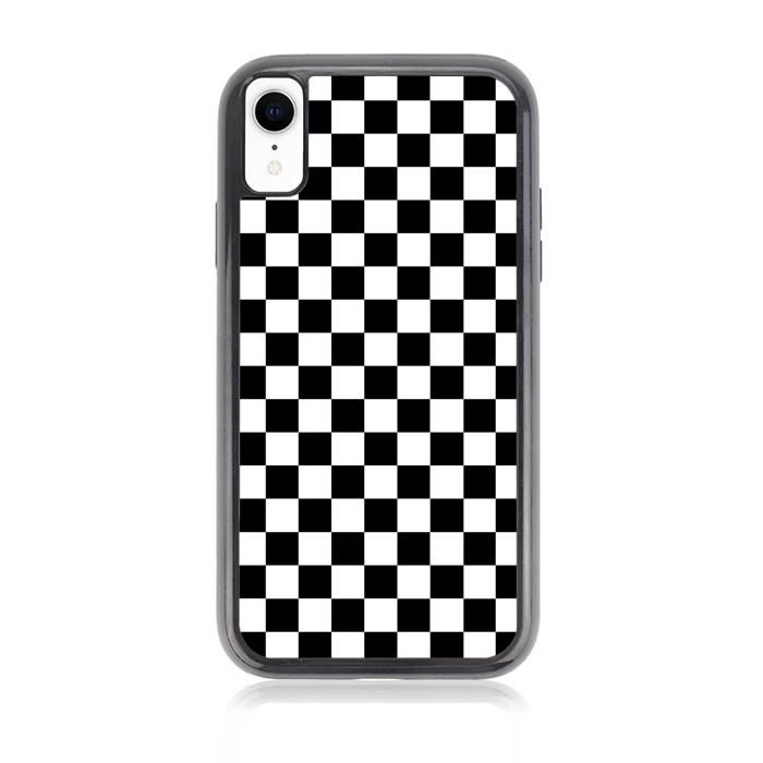 Casing Case iPhone X Xs XR XS Max Black White DF53