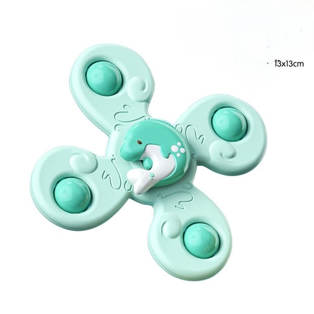 Maianan Bayi Sensory Spinner / Mainan Mandi Spinner Bayi / Mainan sensori Anak Bayi