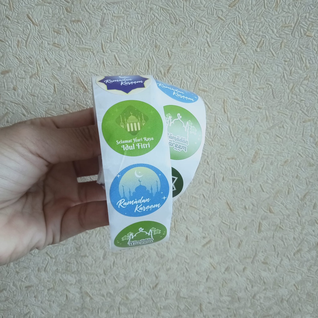

500pcs Stiker Label Tulisan Thank You For Your Order - Sticker Thank You motif Idul Fitri