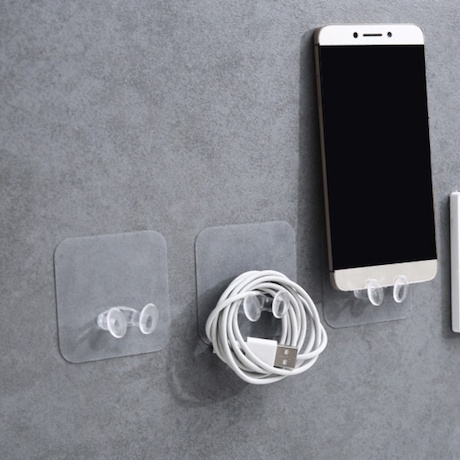 GP Single Plug Holder Gantungan Kabel Cable Wire Hanger Clip Orginizer / Hook Gantungan Colokan Kabel Casan HP