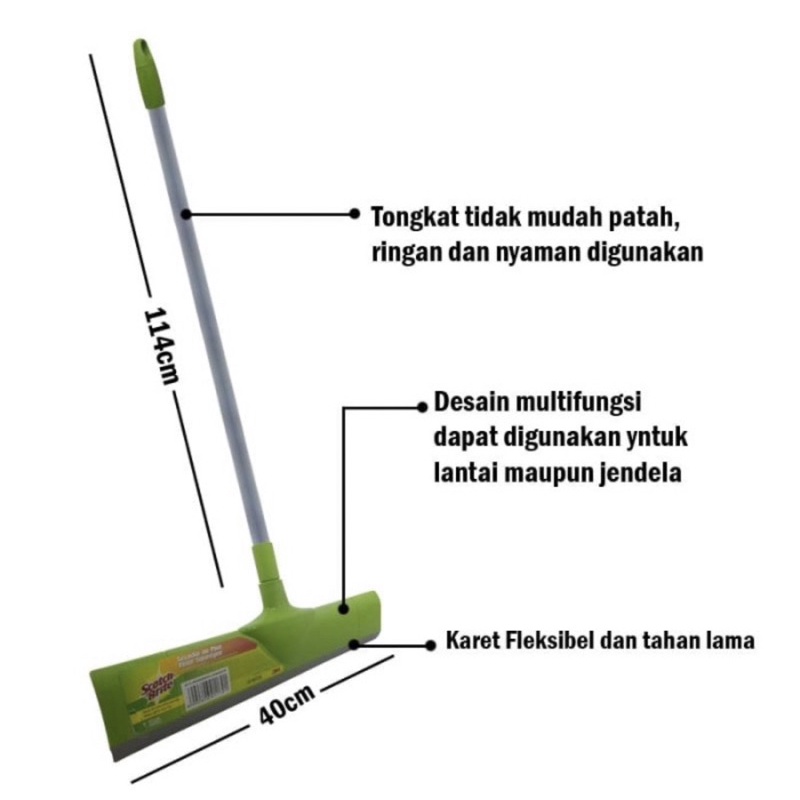 Scotch brite 3M Pendorong Air medium Karet Serokan Air ID-be 77