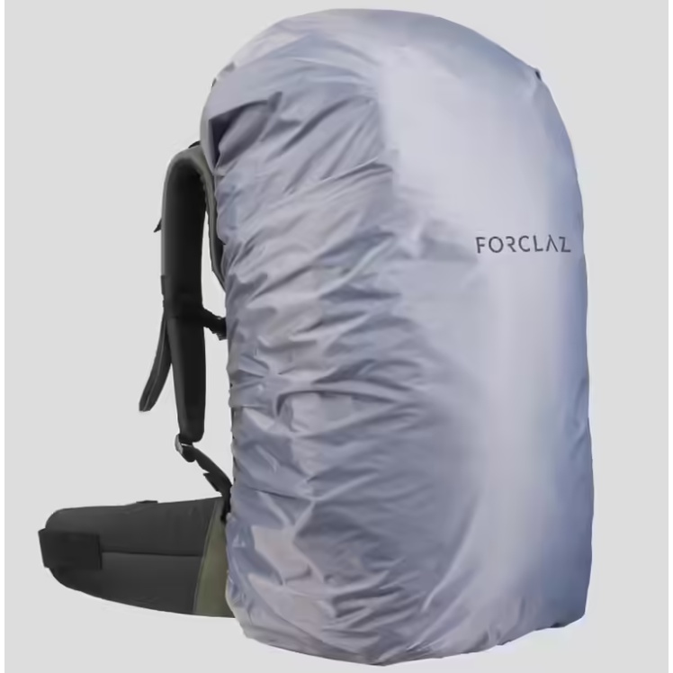 FORCLAZ Travel 100 Tas Ransel 60 L Trekking Terdapat Kantong Hujan