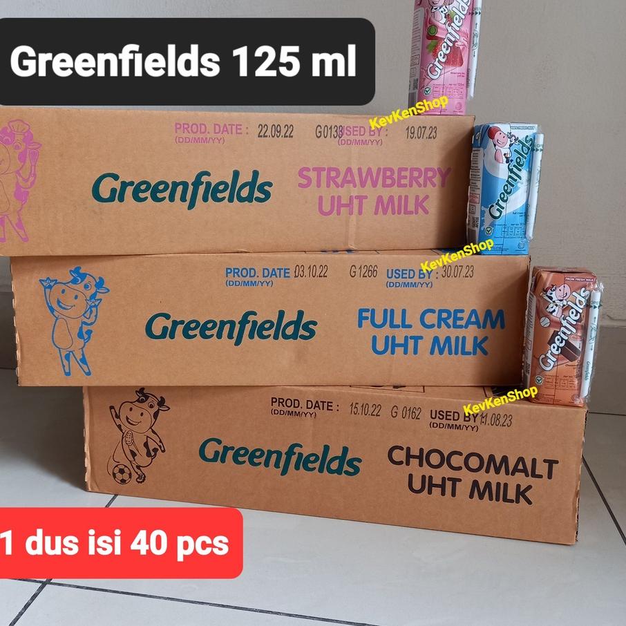 

◌ GREENFIELDS UHT Susu 125 ml GREEN FIELDS 125ml Harga per Dus isi 40 pcs ❋