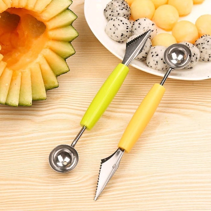 SENDOK SCOOP PENGUKIR BUAH STAINLESS