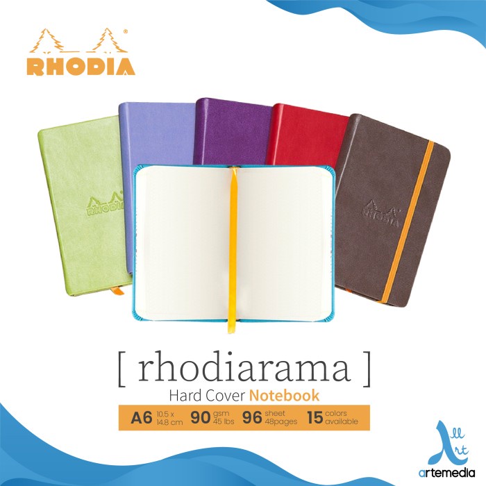 

Terlaris Buku Catatan Rhodia Rhodiarama A6 Blank Paper Hard Cover Notebook