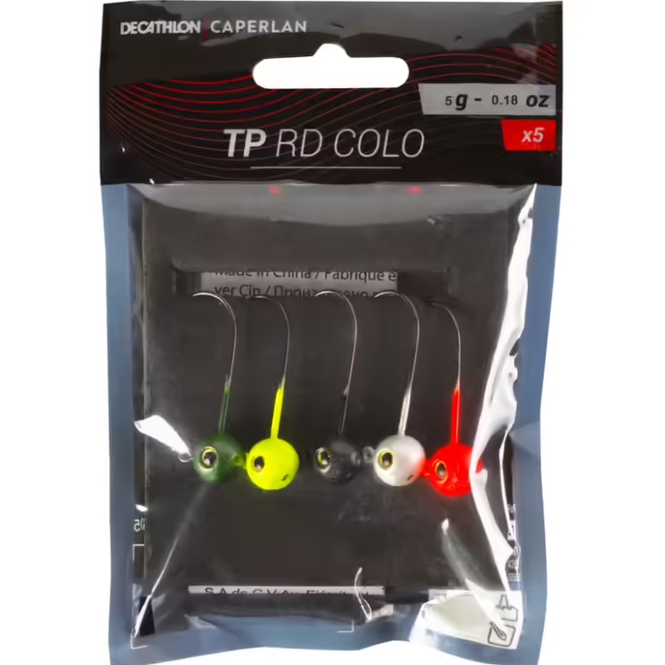 CAPERLAN JH RD Jig Head Dengan Beragam Warna Kepala Pemberat Pancing