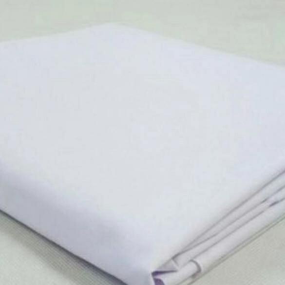 Kain Katun Polos/Bahan Seprai Polos/Kain Seprai Polos/Putih