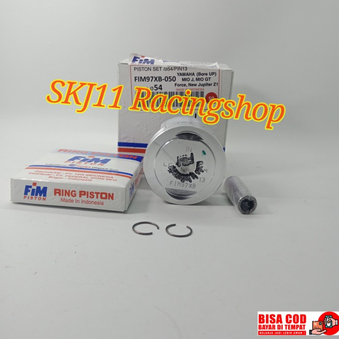 Free Ongkir Piston Fim 97Xb Bore Up Mio J Gt Jupiter Z1 53.5 54 55 55.5 56 Pen 13