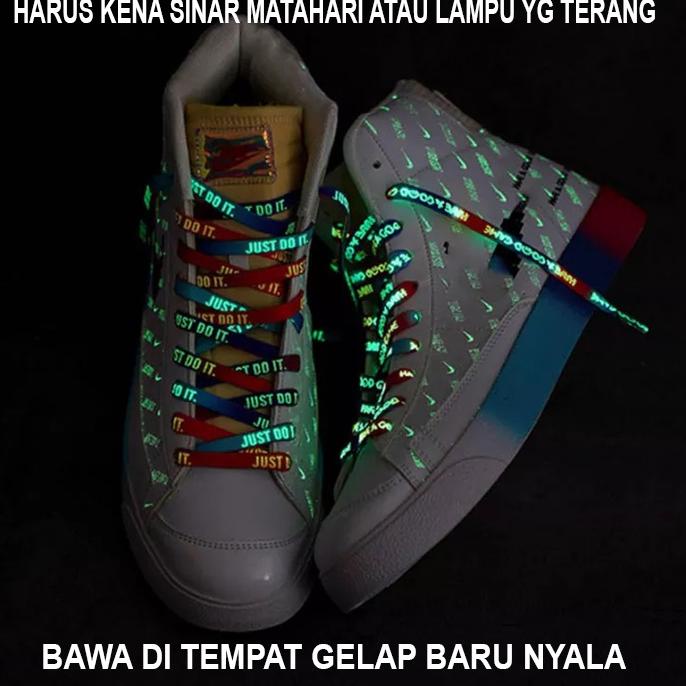 LANGSUNG ATC Tali Sepatu Shoelaces Nike AF1 dan Nike Air Jon Sepasang Premium Import Quality Gepeng 