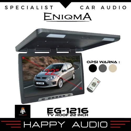 TV Roof Plafon Mobil Bus ENIQMA EG-1216 22 Inch TFT LCD 1680 x 1050p ORIGINAL