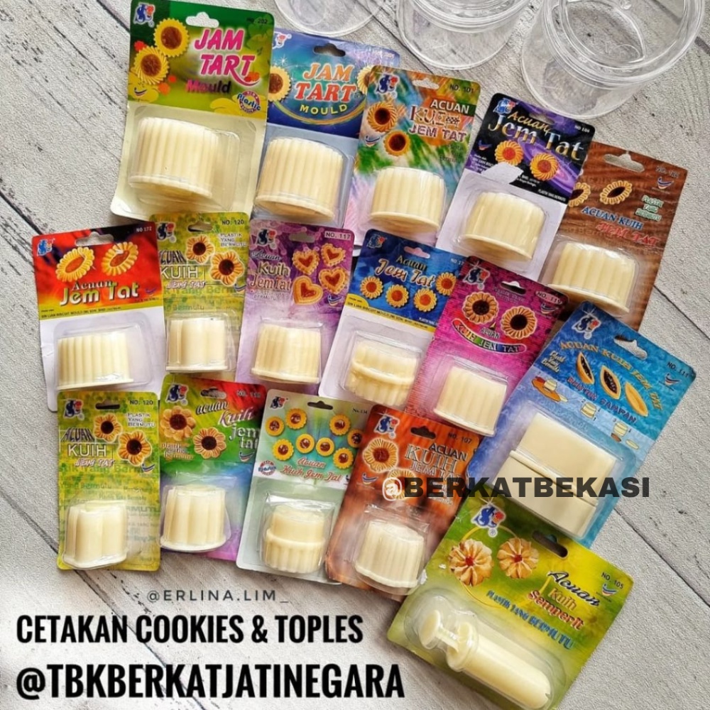 ACUAN BISKUIT NASTAR TART JAM / ACUAN KUE SEMPRIT