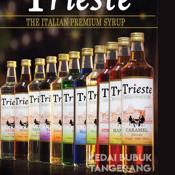 

♟ Trieste Sirup Syrup Premium Made in Italy 650ml ☛