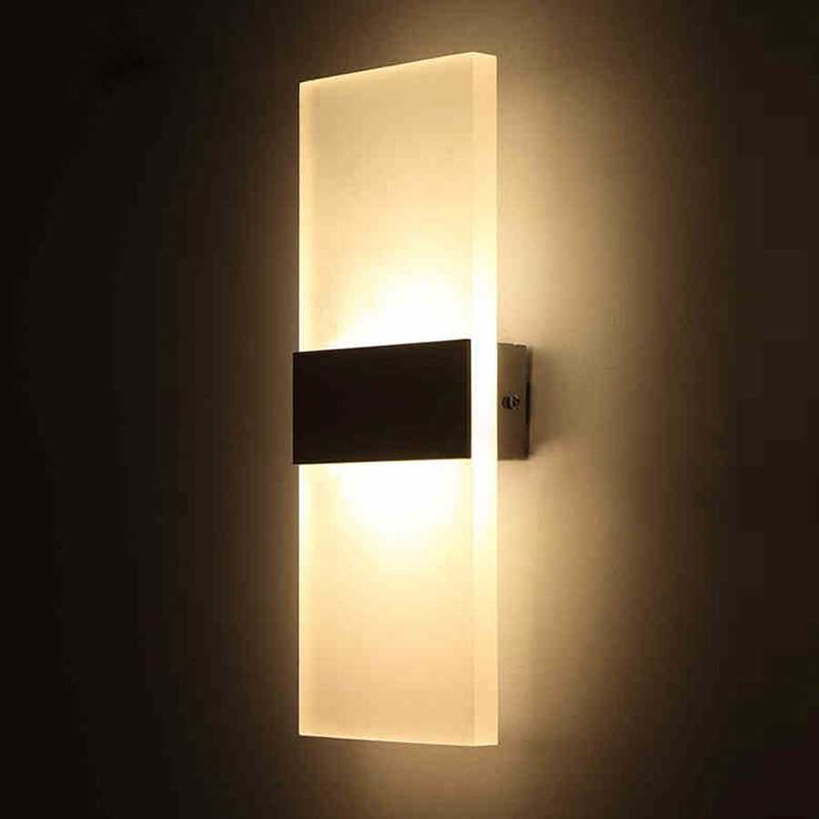 (BISA COD) FTIHSHP LED Lampu Dinding Hias Rumah Corridor Light 3W 3000K Warm White - F0011