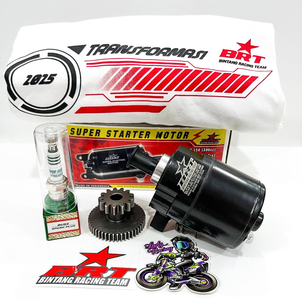 DINAMO STARTER BRT MX KING NEW VIXION NVL NVA R15 WR155 MX KARBU MT155 BORE UP 300CC