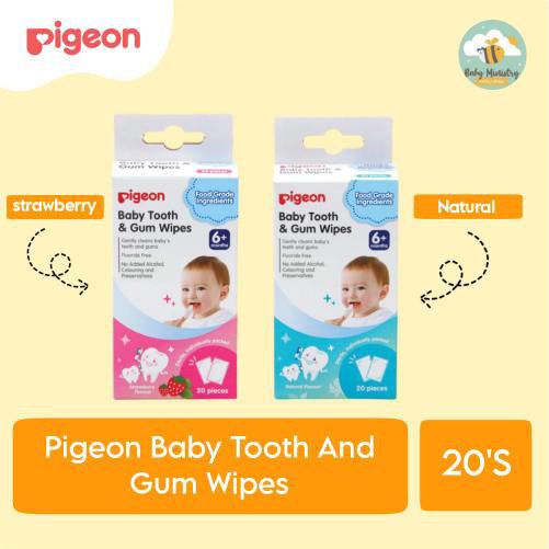 (NEW) PIGEON BABY TOOTH AND GUM WIPES / FOOD GRADE / PEMBERSIH GIGI DAN GUSI BAYI / BEST SELLER