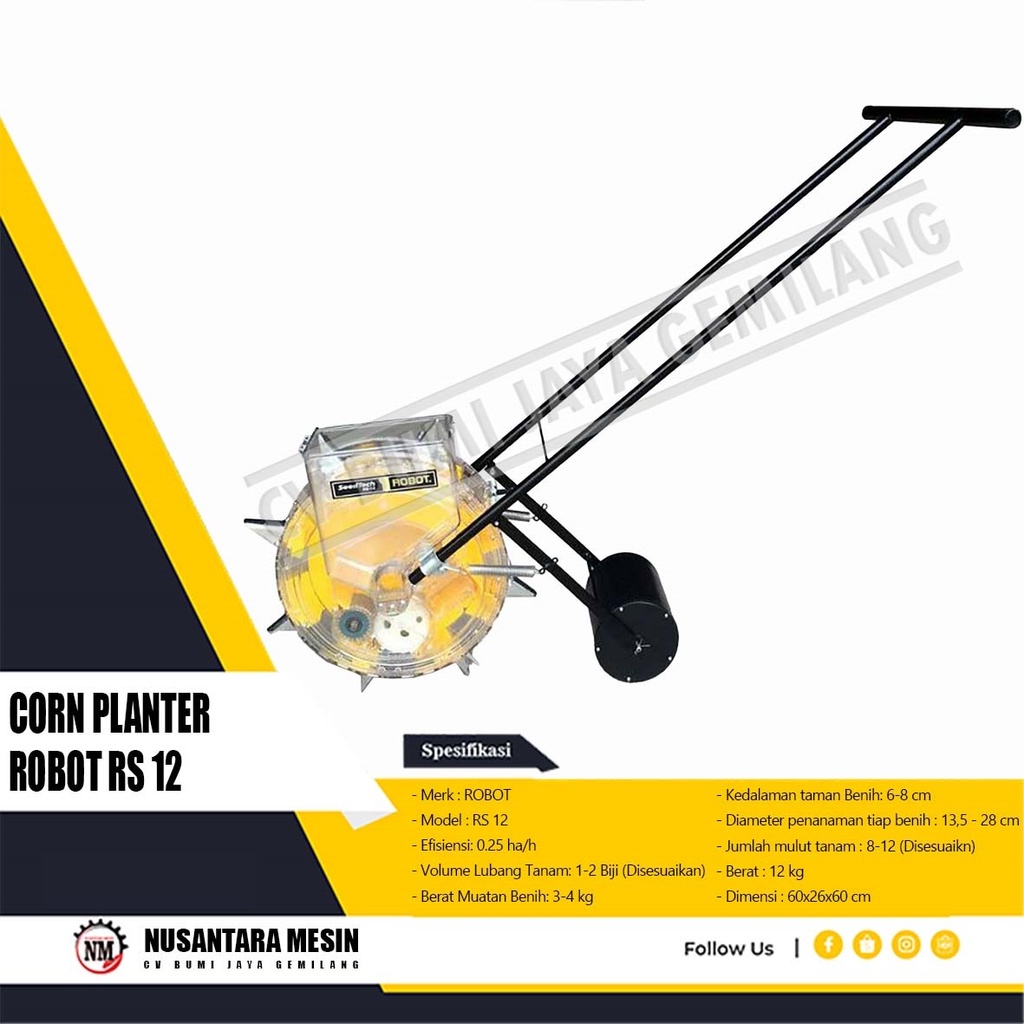 ALAT TANAM JAGUNG ROBOT RS 12
