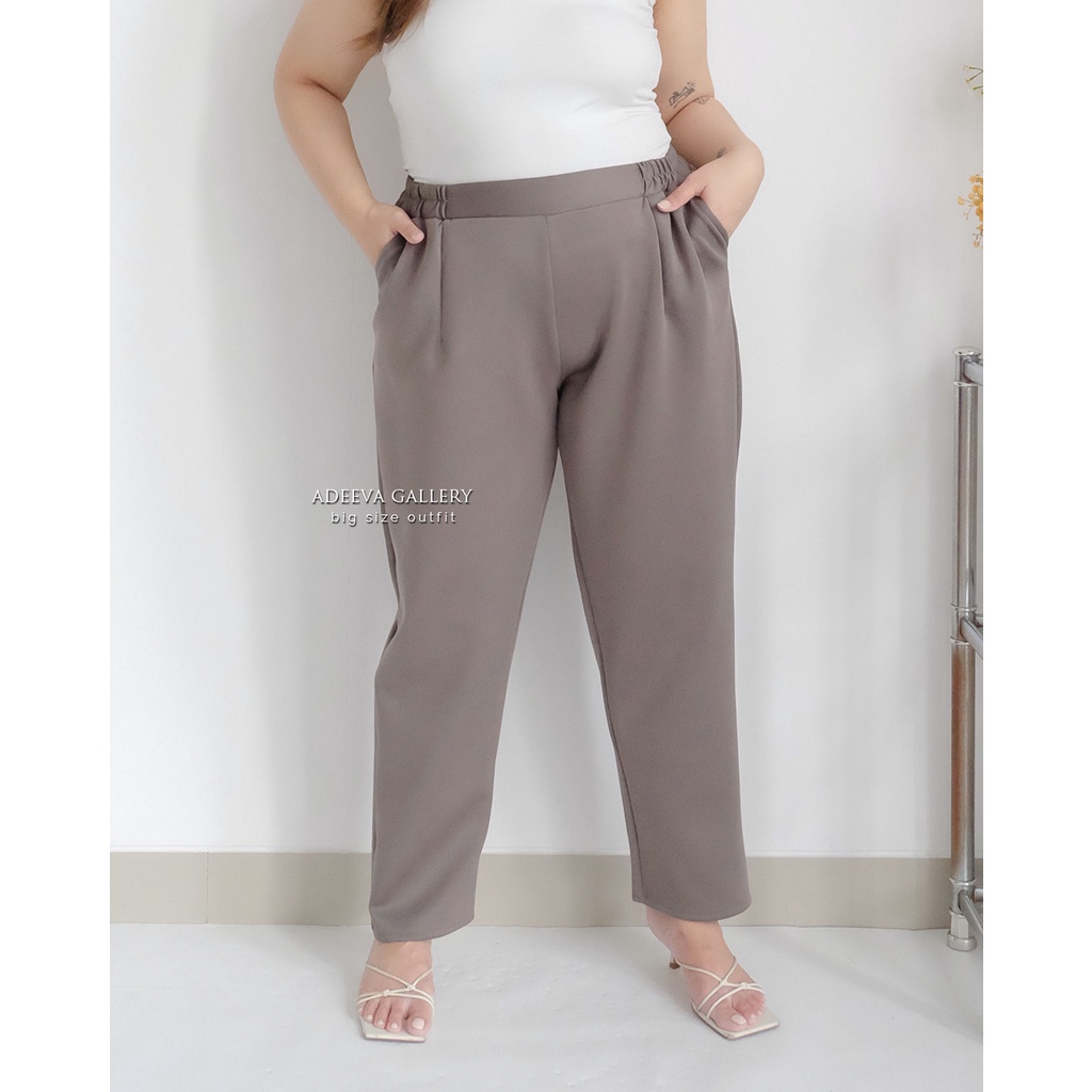 ADEEVA Cassandra Pants Celana Scuba Jumbo