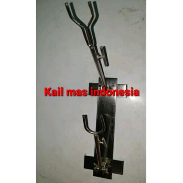 Cagak dudukan joran model lipat