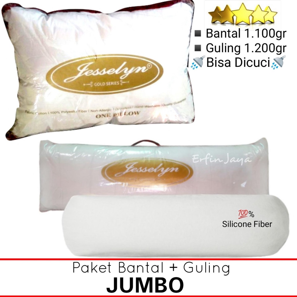 Bantal Hotel Guling Hotel Premium Jesselyn Gold - Bantal Bulu Angsa KW Guling Bulu Angsa KW