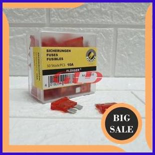 FUSE DX BIG 10A FLOSSER GERMANY - SEKRING TUSUK TANCAP BESAR 1M4R23 suku cadang