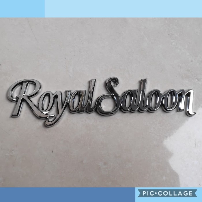 EMBLEM TULISAN ROYAL SALOON UNTUK TOYOTA CROWN
