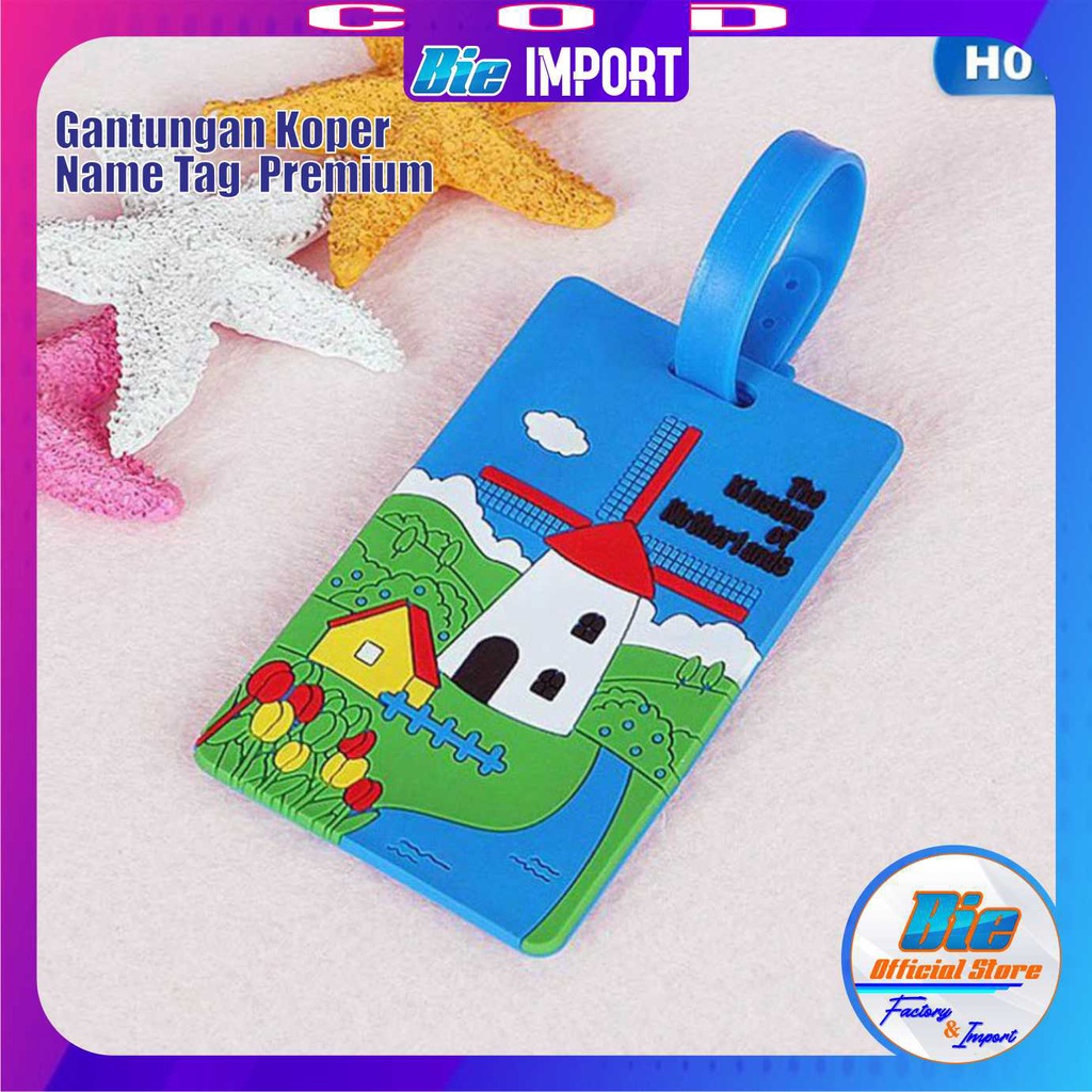 Gantungan Tas Travel Tag Koper Name Karakter Impor Best Seller