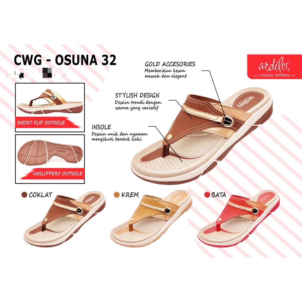 SANDAL WANITA ARDILES CWG - OSUNA 32