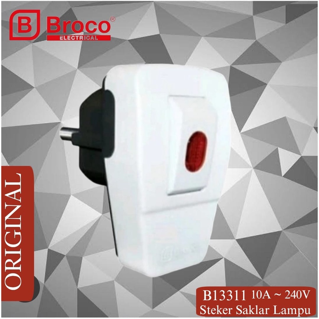 BROCO 13311 STEKER SAKLAR LAMPU / STEKER SAKLAR LAMPU BROCO / BROCO