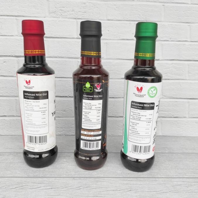 

Danabrata Bundling Ekonomis Kecap Ikan Yakiniku Sari Tapai Vegan 350ml hr502