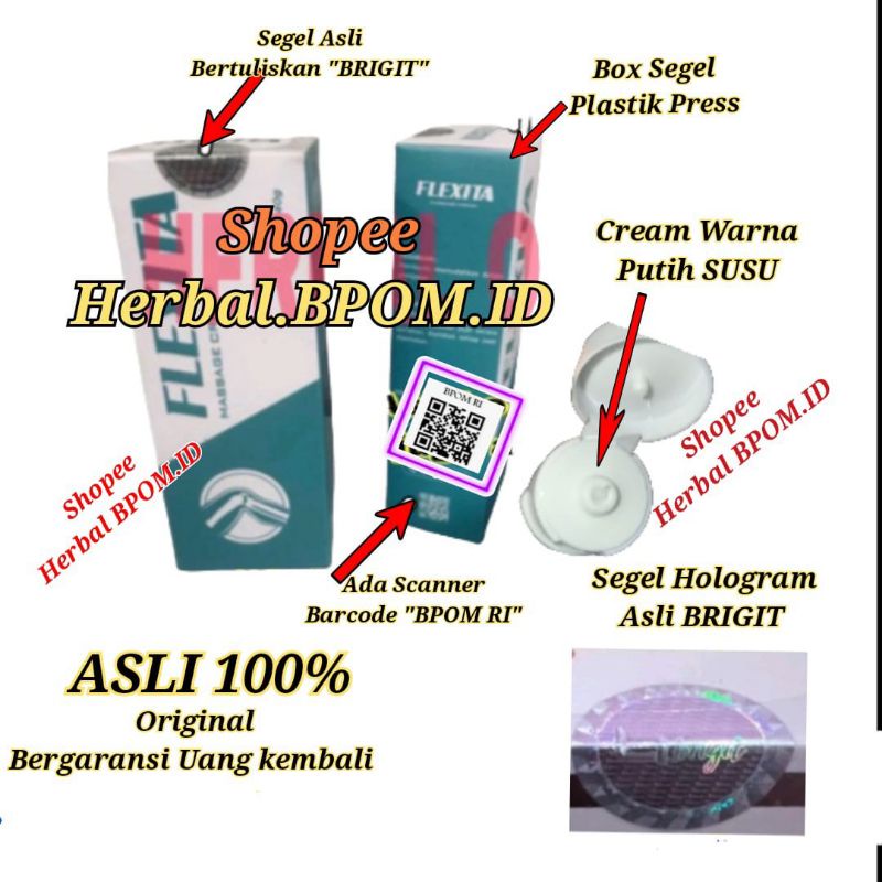 FLEXITA Krim Flexita Asli Original Berkualitas Lulus Uji BPOM